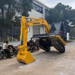 Komatsu-Miniexcavadora de orugas de 7 toneladas con rodamiento de bomba de engranajes de motor Yanmar, fabricada en Japón, PC70 ZX70 307 - Product Image 2