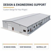Structure en acier pour poulailler, serre préfabriquée, hangar pour élevage de poulets, kit de bâtiment agricole personnalisable