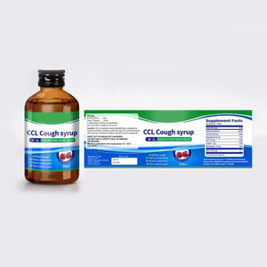 Высококачественный медицинский Сироп от кашля, этикетка, этикетка для лекарств, Oem, изготовленная на заказ этикетка от сиропа от кашля, наклейки для медицинской бутылки - Product Image 3