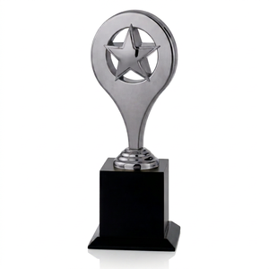 Trofeo Profesional Estrella con Diseño Moderno, Trofeo Metálico Exclusivo para Premios de Logro, Eventos Corporativos y Deportes - Product Image 1