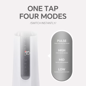Hydropulseur Dentaire Électrique Sans Fil 4 Modes Étanche IPX7 pour <span class=keywords><strong>Nettoyage</strong></span> Facile <span class=keywords><strong>des</strong></span> <span class=keywords><strong>Dents</strong></span> - Product Image 2