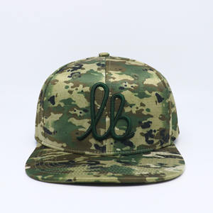 Gorra de Béisbol Deportiva Unisex de Diseño Moderno, 6 Paneles, Tela de Camuflaje, 100% Algodón, con Logotipo Bordado en 3D - Product Image 1