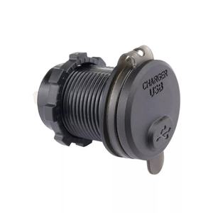 12-24V bleu LED double port QC3.0 <span class=keywords><strong>chargeur</strong></span> USB de <span class=keywords><strong>voiture</strong></span> adaptateur de prise de charge rapide pour véhicules camion <span class=keywords><strong>voiture</strong></span> marine RV - Product Image 3