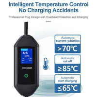 Chargeur de voiture électrique domestique BOMERN EVSE 16a, chargeur EV GBT 3,5 kw pour VW ID4 BYD, chargeur EV portable