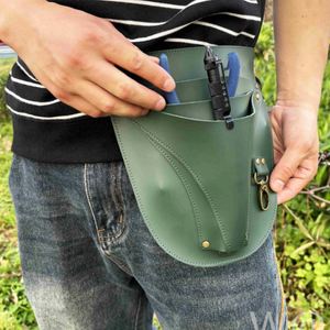 HR Portable Gardener Holster Waist <b>Pouch</b> Durable Gardener Farmer <b>Tools</b> Holster Leather Gardening <b>Tool</b> <b>Belt</b> for Gifts - Product Image 2