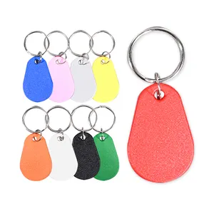 new design manufacturer Rfid NFC Keychain 13.56MHz T5577 MIFARE Desfire Chip Keyfob Rewritable RFID Tag security Control Cards