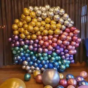 Trend ürünleri 2022 yeni gelenler toptan ucuz fiyat krom balonlar 5 inç düğün doğum günü partisi süslemeleri için