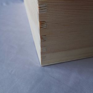 Solid Wood <b>Storage</b> <b>Box</b> Square 9cm High Office Organizer Desktop <b>Drawer</b> Organizer - Product Image 2