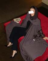 Abaya Quotidienne Modeste 2026, Robe de Soirée Élégante de Haute Qualité, Robe Musulmane pour l'Aïd, Ramadan, Abaya Simple et Élégante, Ouverte, Noire