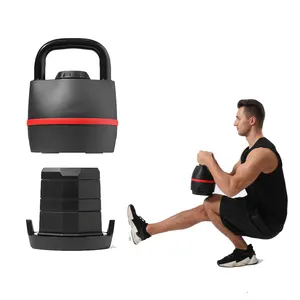 Set di campane per bollitore regolabile esercizio Fitness sollevamento pesi Core allenamento Multi-peso durevole Kettlebell