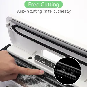 Home Rechargeable USB Food Vacuum Sealer Stainless Steel Vacuum Sealing Machine Outdoor