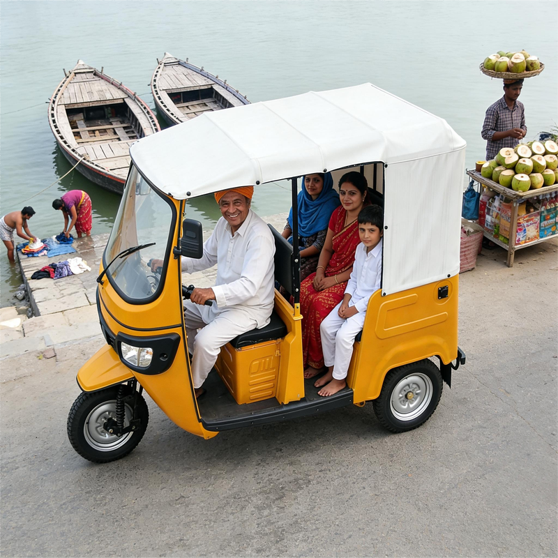 Zip through Electric 3 Wheeler Electric