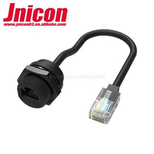 Jnicon <span class=keywords><strong>RJ45</strong></span> kết nối Ethernet M19 <span class=keywords><strong>RJ45</strong></span> ngoài trời tín hiệu kết nối không thấm nước IP68 <span class=keywords><strong>RJ45</strong></span> ổ cắm cắm cắm với cáp - Product Image 2
