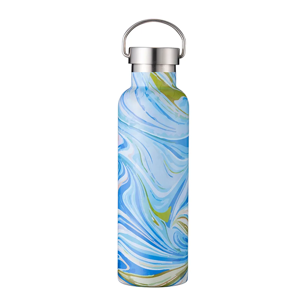 Double Wall Custom Logo Bottle Water 32oz with lid Vacuum Insulated Drink Sport Stainless Steel Water Bottle
