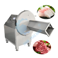 Trancheuse à viande fraîche congelée commerciale entièrement automatique pour bacon, bœuf, biltong, poitrine, jerky, poulet