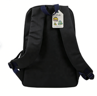 Sac à dos étudiant personnalisé en usine, style color-block simple, en tissu Oxford, avec bretelles réglables, sac à dos double épaule durable