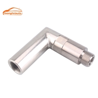 Nouvel adaptateur universel d'oxygène à capteur O2 coudé à 90 degrés, 38 mm, filetage M18*1.5
