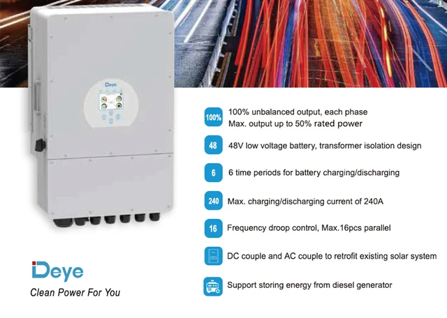 Paket] Deye 3-Phasen Hybrid-Wechselrichter On/Off-Grid 8kW 10kW 12kW PV  Solar Inverter