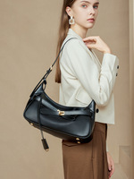 Sac fourre-tout de luxe personnalisé en cuir léger grande capacité pour femme, sensation haut de gamme, en cuir de vachette, idéal pour le quotidien
