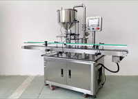 Machine de remplissage automatique KEFAI pour pots de miel et sauces (3-500g), idéale pour le miel, les sauces et les liquides en petites bouteilles.