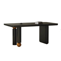 Table à manger ovale en bois massif de style nordique en marbre de chêne, moderne et luxueuse, 6 places