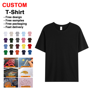 เสื้อยืดเปล่าคุณภาพสูง ขายส่ง ผ้าคอตตอนหนา 280gsm สกรีนลายตามสั่ง สำหรับผู้ชาย จำนวนมาก - Product Image 1