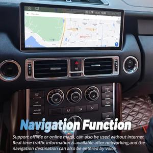 Reproductor Multimedia para Auto con Pantalla Navi de 12.3 Pulgadas y 256 GB, Carplay, Estéreo BT, para Land Range Rover V8 L322 2002-2012, Android 15, DSP, Reproductor de Video HU - Product Image 3