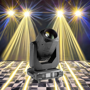 Mitushow Novo Duplo Prisma Rainbow Efeito Sharpy 295W 14R Beam Moving Head Banquete Iluminação Wedding Hall Iluminação