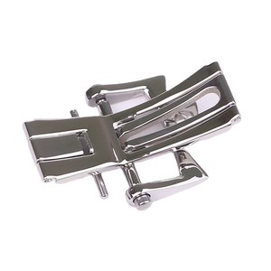 อุปกรณ์เสริมนาฬิกาหนัง <span class=keywords><strong>Jiangshi</strong></span> สายนาฬิกาผีเสื้อพับสองกดปรับสายหนัง20mm - Product Image 2