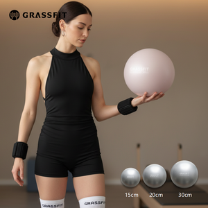 Palla da Yoga da 25CM per Fitness Domestico, Allenamento del <span class=keywords><strong>Core</strong></span> e Fisioterapia, Migliora l'Equilibrio, Piccola Palla da Pilates - Product Image 5