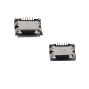 ไมโครยูเอสบี ไมโคร-บี ตัวเมีย 5 ขา แบบ SMT พร้อมขาสำหรับยึดและขั้วต่อแบบ Crimp บรรจุภัณฑ์แบบเทปและม้วน ความยาวขา 5.9/6.4/7.2 มม. - Product Image 3