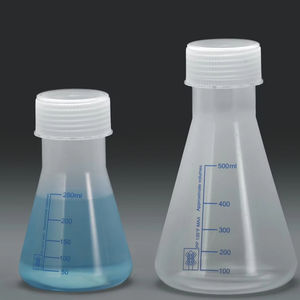 Hot 250ml Transparent Plastic Laboratory Chemical <b>Flasks</b> Glass Container Bottle for Education - Product Image 1