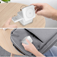 Adaptateur universel de voyage à charge rapide 20W, chargeur sans fil PD automatique multi-ports, entrée 9V/2A pour accessoires de téléphone