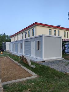Maison mobile CE préfabriquée en conteneur maritime avec porte à enroulement - Remise modulaire / <span class=keywords><strong>Petit</strong></span> atelier - Product Image 3