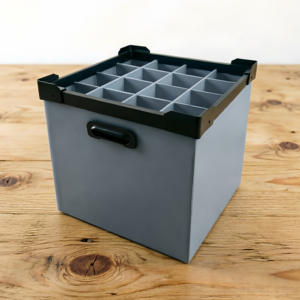 Caja de Almacenamiento para Gafas, Cajas de Plástico Corrugado para Botellas de Vino - Product Image 1