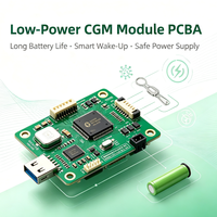 Module de moniteur de glycémie continu (CGM) médical personnalisé, carte de circuit imprimé (PCBA) pour capteur de glucose portable, assemblage SMT