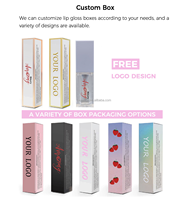 Tube conique pour gloss à lèvres, conteneur vide pour gloss et baume à lèvres, emballage cosmétique