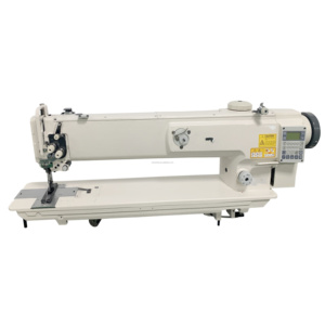 Machine à coudre industrielle à point noué, triple entraînement et pied entraîneur, à aiguille simple, modèle Automatic Device1508 1510D - Product Image 1