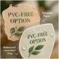 Pegatinas de Vinilo Resistentes al Agua y a los Arañazos con Diseño de Hojas y Flores Botánicas, para Cajas de Regalo Personalizadas, Pegatinas de Embalaje Yingao