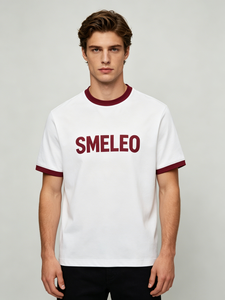 T-shirt en coton blanc pour homme à manches courtes, coupe décontractée et confortable, col rond, t-shirt en coton - Product Image 3