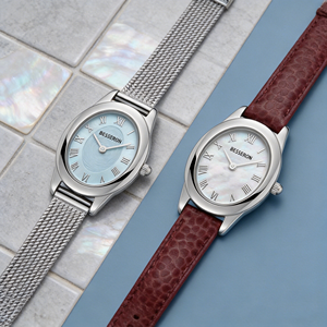 Reloj de Cuarzo Personalizado BESSERON, Caja de Acero Inoxidable, Esfera Redonda de 30 mm, Números Romanos, Pantalla Analógica, Reloj Elegante de Moda para Mujer - Product Image 6