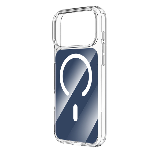 Shockproof Magnetic Clear Phone Case TPU PC Raised Camera Protection Slim Hard Back Wholesale for iPhone 16 17 18 Pro Max