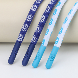 Geflochtene Kapuzenpullover-Kordeln Bedruckte Polyester-Sweatshirt-Schnüre in Verschiedenen Farben Bekleidungs-Kordeln für Bekleidungshersteller - Product Image 4