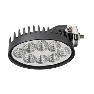 Lampe <span class=keywords><strong>de</strong></span> <span class=keywords><strong>travail</strong></span> LED ovale EMC 40W 6 pouces, faisceau large noir/gris, pour éclairage extérieur <span class=keywords><strong>de</strong></span> tracteurs agricoles <span class=keywords><strong>John</strong></span> <span class=keywords><strong>Deere</strong></span> - Product Image 3
