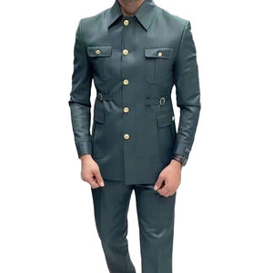<span class=keywords><strong>Ensemble</strong></span> <span class=keywords><strong>Homme</strong></span> Mode Coupe Slim Blazer et <span class=keywords><strong>Pantalon</strong></span> Costume Tunique Chinoise <span class=keywords><strong>Veste</strong></span> Droite Manches Courtes <span class=keywords><strong>pour</strong></span> Plage <span class=keywords><strong>Mariage</strong></span> Cérémonie - Product Image 1