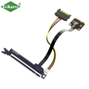 <span class=keywords><strong>Cable</strong></span> de Extensión Mini <span class=keywords><strong>Ribbon</strong></span> PCIe 3.0 G-karve DX3047 con Revestimiento de TPE y Conductor de Cobre Puro para Portátiles - Transmisión de Datos - Product Image 1