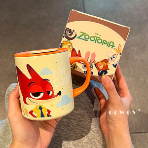 Tasse isolée en acier inoxydable <span class=keywords><strong>Disney</strong></span> de vente chaude avec poignée tasse à café et à lait de dessin animé avec boîte-cadeau pour la maison et le bureau - Product Image 3