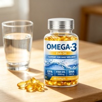 Capsules d'huile de poisson à forte concentration EPA DHA, complément alimentaire pour le soutien du cœur et du cerveau pour adultes