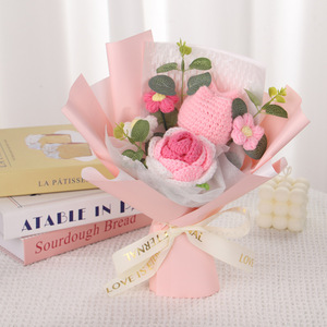 Flores Hechas a Mano, Flores de Hilo Trenzado, Ramo de Novia, Flores de Ganchillo para el Día de San Valentín, Regalo para el Día de la Madre - Product Image 2