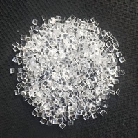 Granulés PC pétrochimiques HC-31RT bleus transparents, MFR 10, contenant un agent de démoulage, qualité pour moulage par soufflage et extrusion